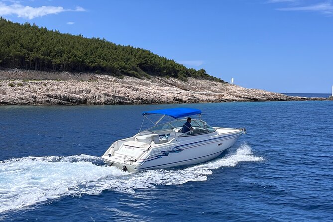 Hvar Delight: Private Speed Boat Tour - Taršće bay in Hvar for a quiet final swim