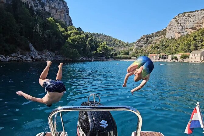 Hvar (Hidden Bays) & Brac (Golden Horn) PRIVATE full day tour - Zečevo Blue Lagoon: Snorkeling and Floating From a Quiet, Uninhabited Island