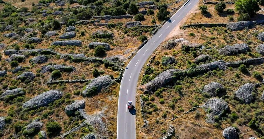 Hvar: Tuk Tuk island tour - The countryside drive to the east side of Hvar