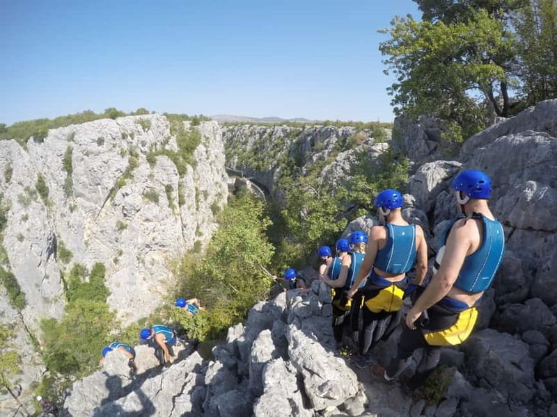 Iz Omisa/Zadvarija: Extremni Canyoning na rijeci Cetini - The Cetina River Canyoning: Swim, Hike, Slide, and Go Through Tunnels