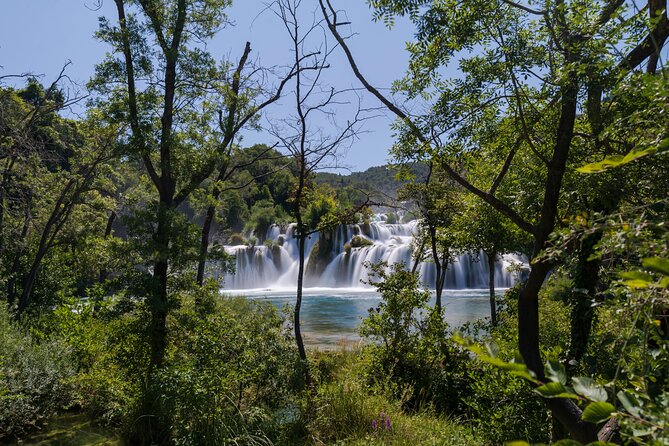 Krka Waterfalls with 30min river cruise from Split or Kaštela - Skradin swim stop: where you cool off