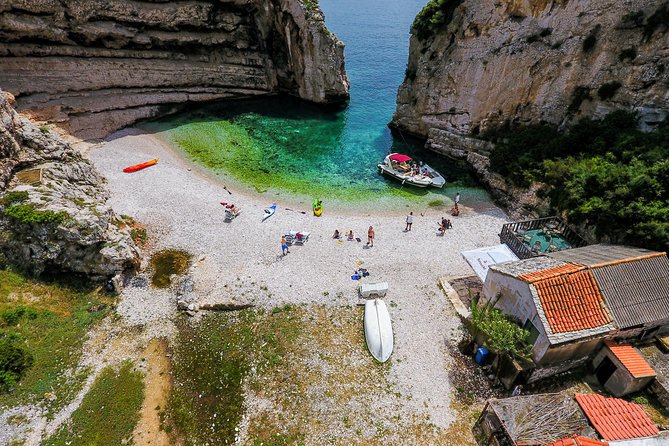 Luxury Blue Cave, Hvar and Vis Boat Tour from Split and Brac - The Optional Komiža Harbour Break on Vis