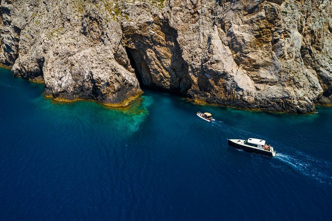 Luxury Boat - Blue Cave From Split Island-Hopping Full-Day Cruise, Hvar, Vis - Blue Lagoon or Krknjasi Bay: the best time to relax in the water