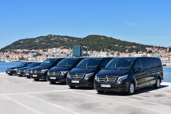 Luxury private transfer: Split airport to Split - Inside the Mercedes: E Class comfort or V class space