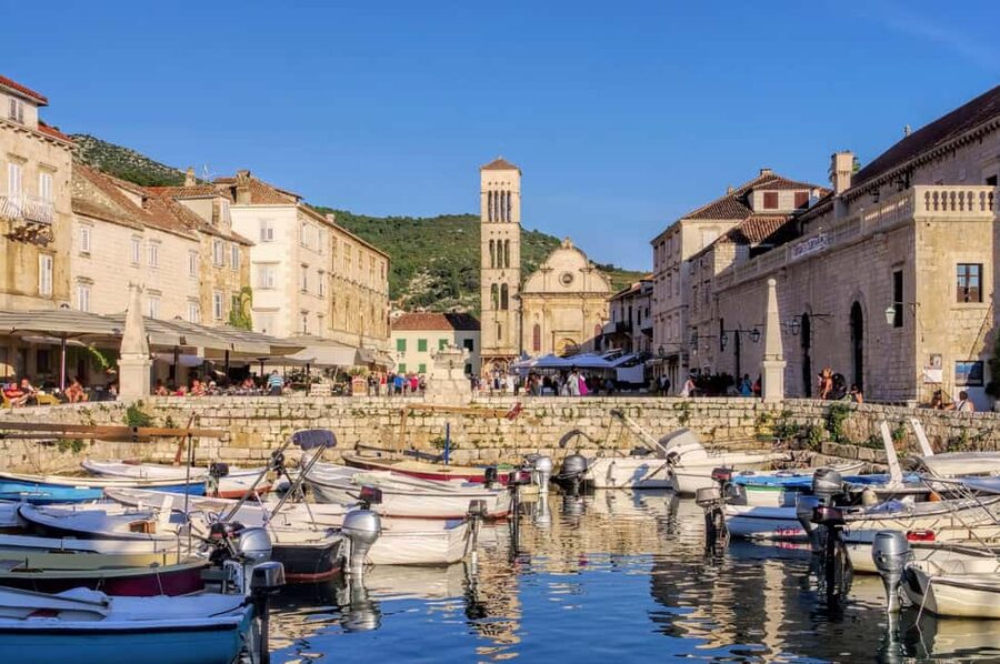 Makarska: 5-Islands Tour, Blue Cave, Vis, Hvar & Brač - Vis Island: Komiža Coffee Time and Stiniva Cove Photos