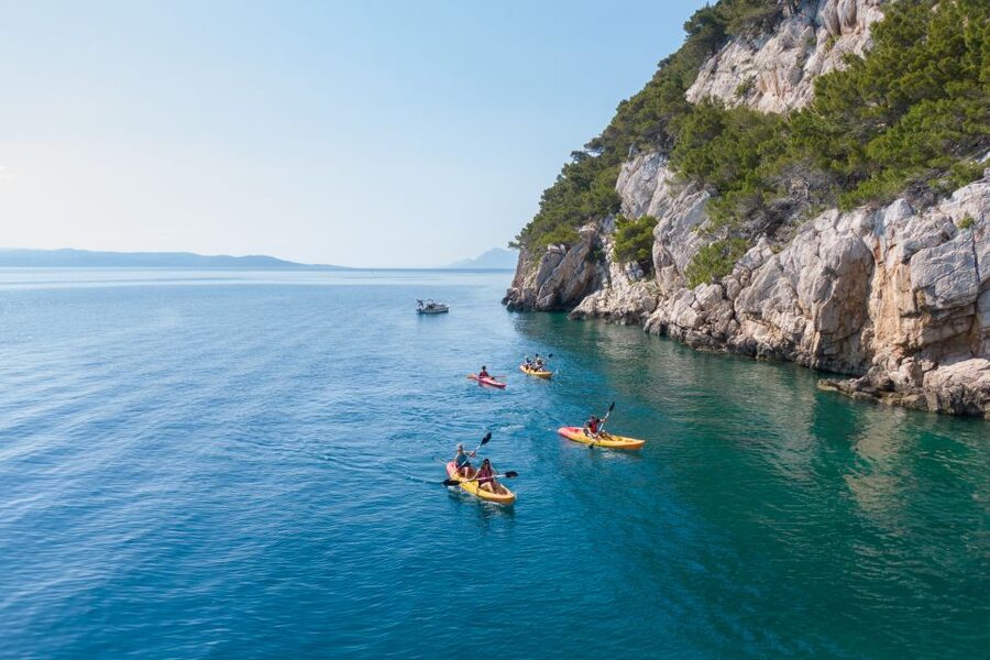 Makarska: Guided Sea Kayaking Tour with Snorkeling Stop - The St. Peter Lighthouse And Peninsulas Up Close