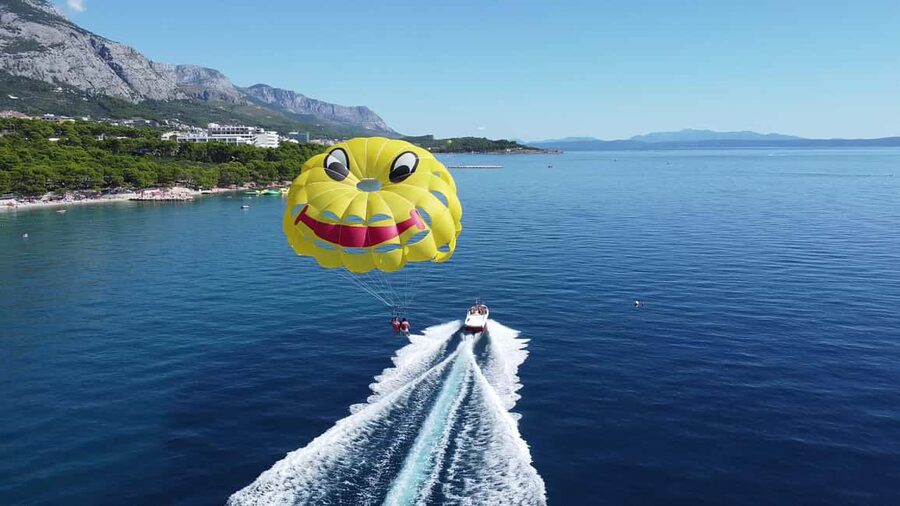 Makarska: Parasailing Experience - MPL Nautika - The Boat Ride and Safety Briefing Before You Lift Off