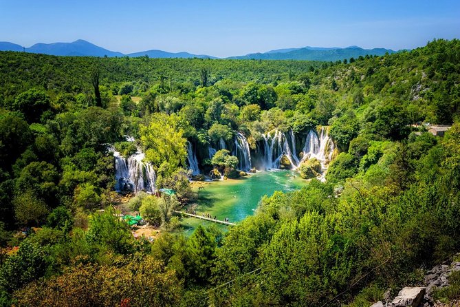 Mostar and Kravica Waterfall Discovery Day Trip from Split or Trogir - Kravice Waterfalls: Swimming, Shoes, and the Busy-But-Beautiful Reality