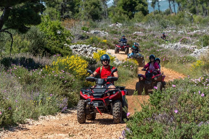 Off road Quad Adventure Tour on Island Čiovo - Stop 1 and the Big View Moment: Eastern Čiovo Toward Split