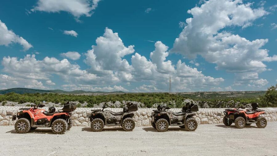 Omiš/Split Expedition: 65 km Quad Tour to Hidden Waterfalls - Getting set up: quads, helmets, and real safety basics