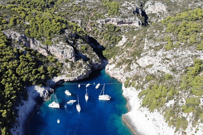 Private Blue cave, Mamma Mia and Hvar, 5 islands tour from Split - Snorkeling gear, swimming windows, and how to pack for a boat day