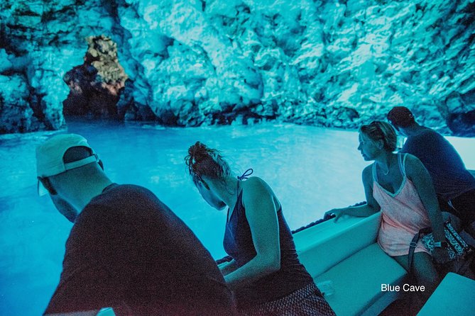 Private Blue cave, Mamma Mia and Hvar, 5 islands tour from Trogir - Visiting Vis: Monk Seal Cave Stories and the Komiza Waterfront Hour