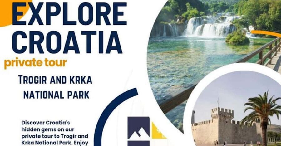 Private tour from Split area: Trogir and Krka National Park - Krka National Park: waterfalls, guided route, and a 3-hour reset