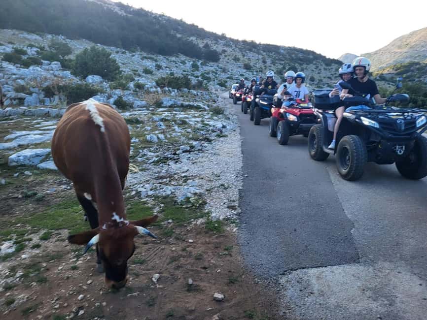 Quad tour to Biokovo Skywalk - Riding the quad in Biokovo: fun, curves, and keeping pace