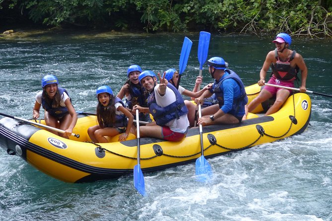 Rafting Experience in the Canyon of the River Cetina - First Rafting Stretch and the Optional Swim Stop