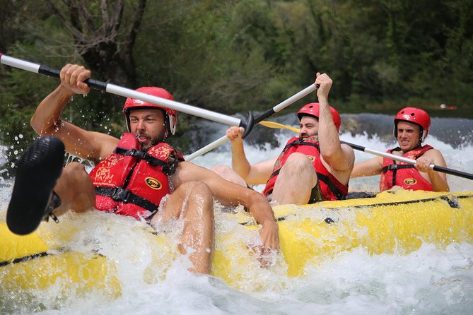 Rafting on Cetina River Departure from Split or Blato na Cetini village - Safety first, then paddling: the briefing that makes beginners relax