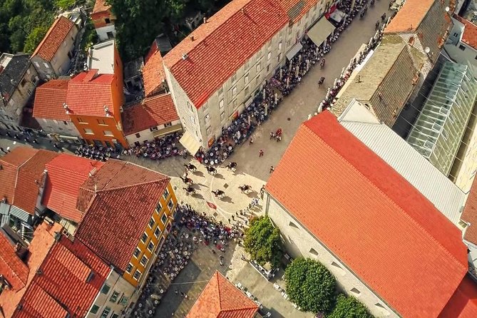 Sinj: Panoramic Flight over Peruca Lake and Dinara mountain - Alka knights and a cannon you can spot