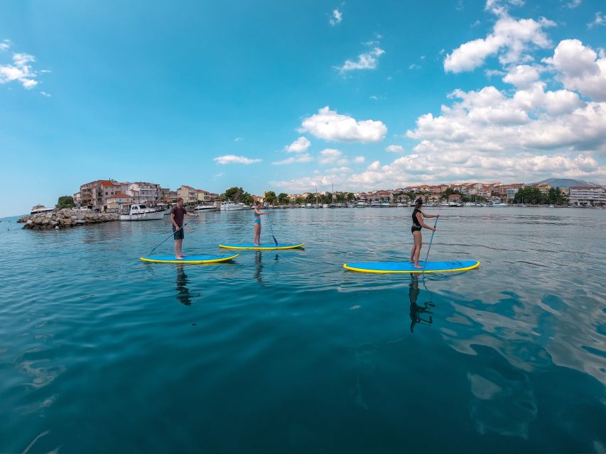 Split: Adriatic Sea and River Stand-Up Paddleboard Tour - When Žrnovnica Takes Over: Green Water and the Mosor Mountain Mood