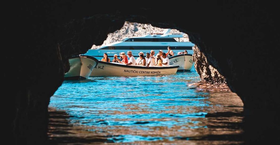 Split: Blue Cave and 5 Islands Tour - Stiniva Cove After the Cave: 40 Minutes in Clear Water