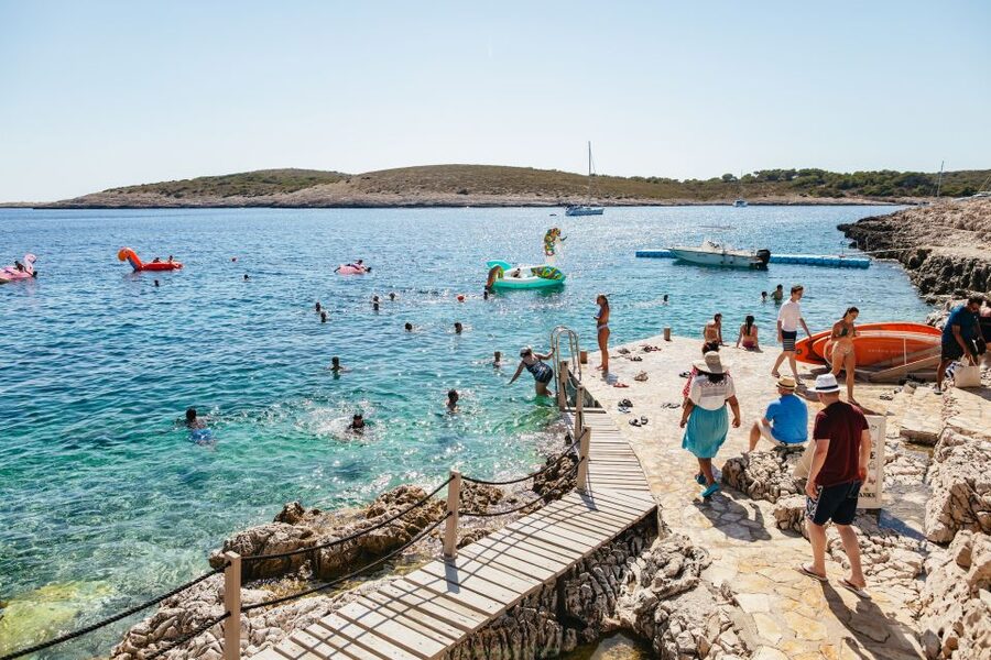 Split: Blue Cave, Vis & Hvar Full-Day Trip by Speedboat - Budikovac and the Blue Lagoon: The Best Mix of Calm and Color