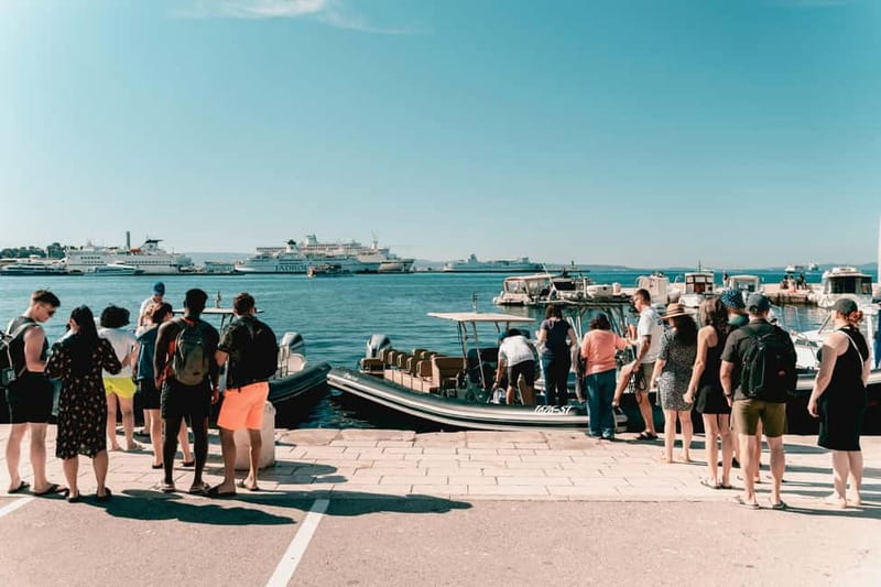 Split: Blue Lagoon & 3 Islands Speedboat Tour - Trogir UNESCO in about an hour: stone streets, sea views, and self-exploration