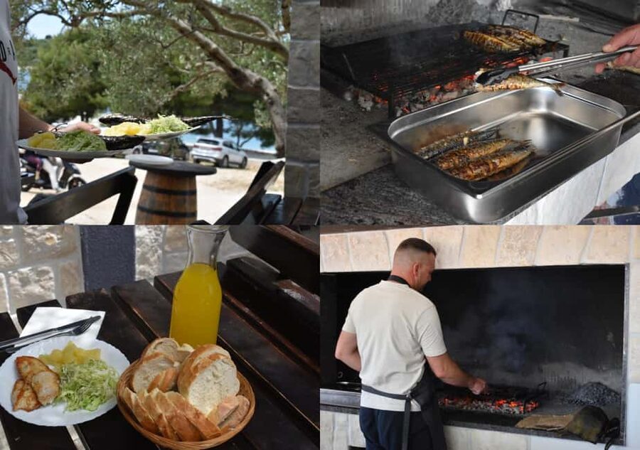 Split: Blue Lagoon, 3Islands, Boat Trip, Mediterranean lunch - Blue Lagoon near Drvenik: turquoise water and a waterslide break