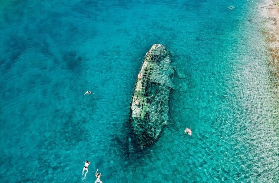 Split: Blue Lagoon, Shipwreck and Šolta with Food and Drinks - Price and value: what you really get for about $74