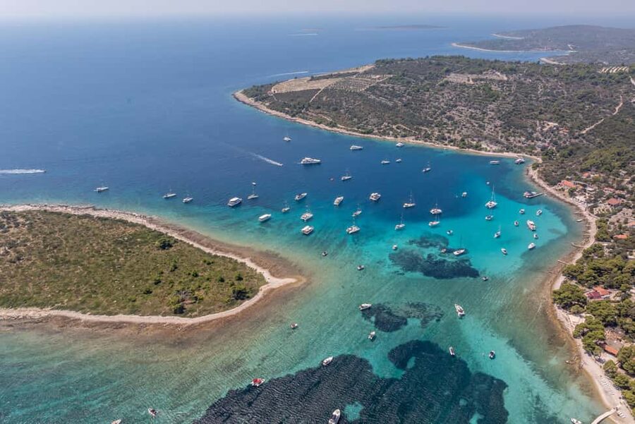 Split Boat Trip Half-Day: Blue Lagoon, Trogir & Čiovo - Blue Lagoon and Necujam Bay: Snorkeling in Sand-and-Shell Shallows