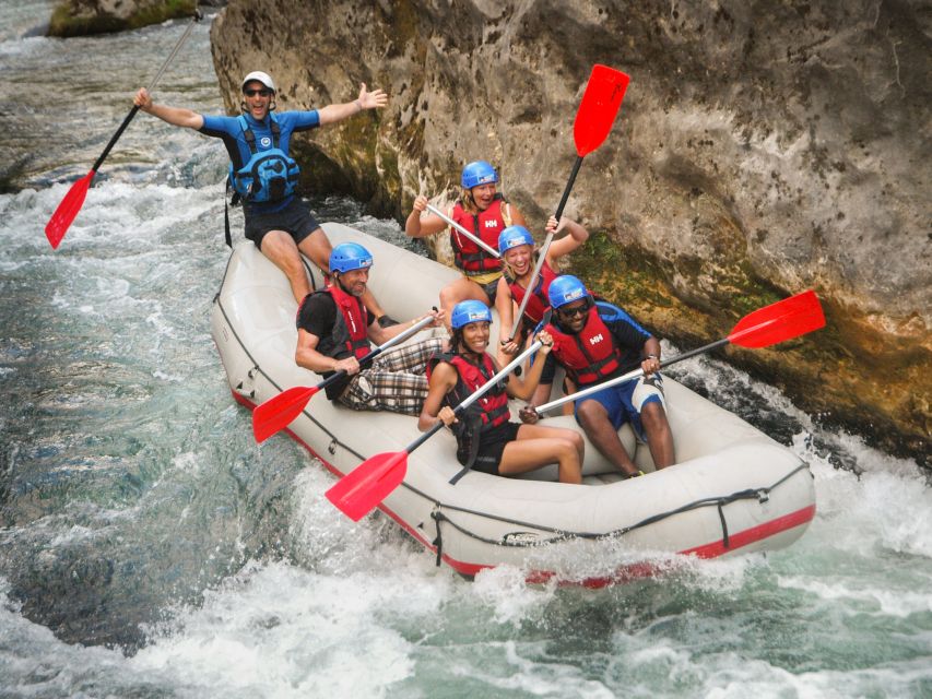 Split: Cetina River Rafting with Cliff Jumping Tour - On the Cetina River: The 10 km Paddle, Swim Stops, and Clear Water