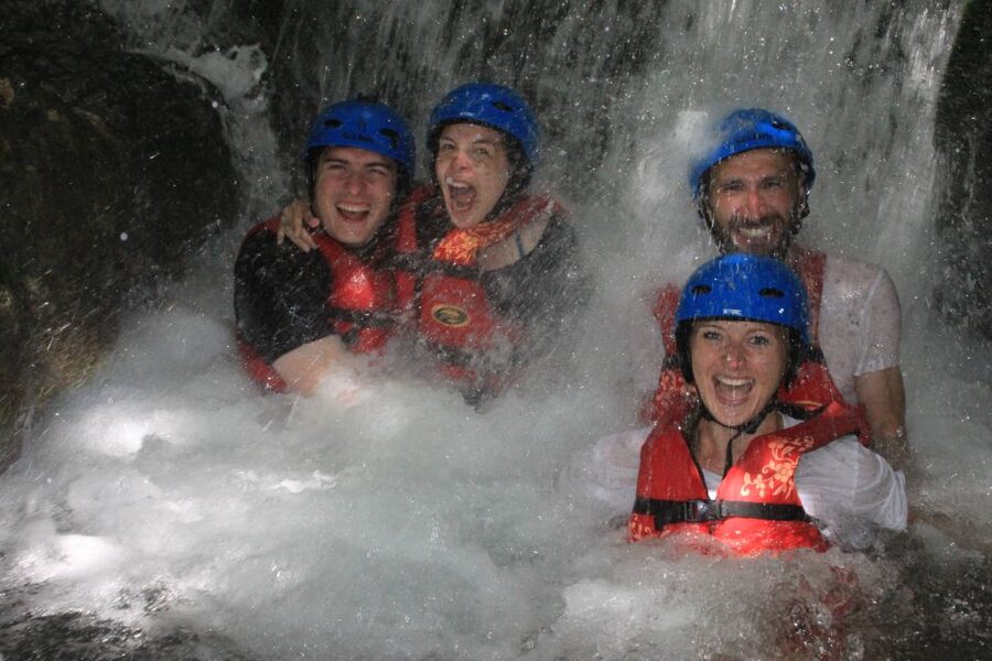 Split: Cetina River Rafting with Cliff Jumping Tour - The Waterfall Shower and the Cave Behind It
