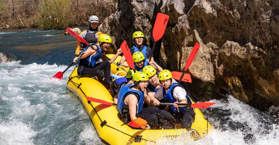 Split: Cetina River Whitewater Raft Trip with Pickup Option - The Cetina gorge on the raft: rapids, paddling, and those perfect cooling moments