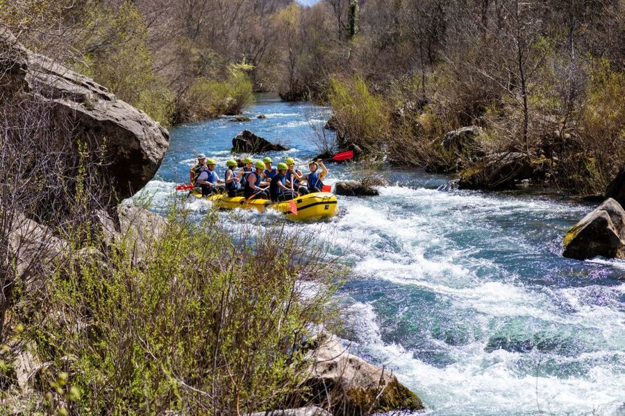 Split: Cetina River Whitewater Raft Trip with Pickup Option - Entering the day: pickup from Split and getting to the river