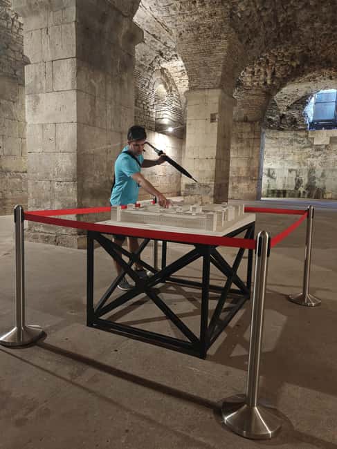 Split: City Walking Tour w/ Game of Thrones Locations - Peristil: where the tour connects Roman ceremony to TV drama