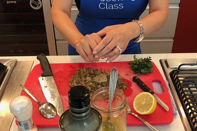Split Cooking Class - Stop 2, Split Fish Market, fish prep is the skill everyone leaves with