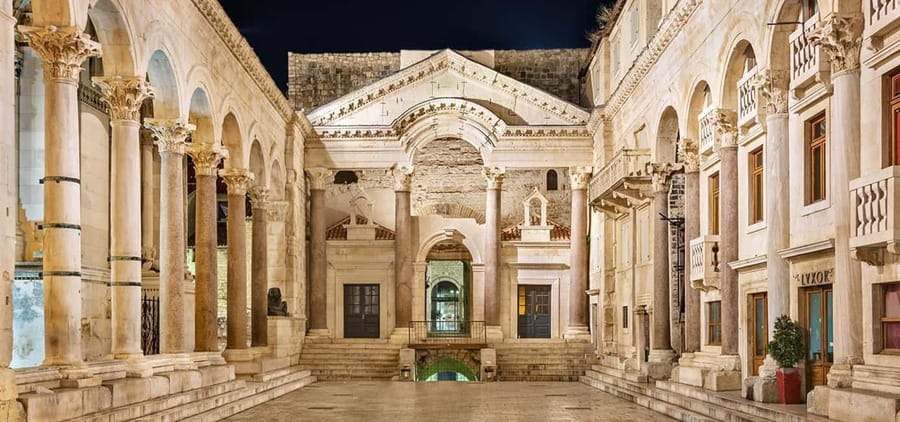 Split Day Trip - Riva waterfront and the Cathedral of St. Duje area