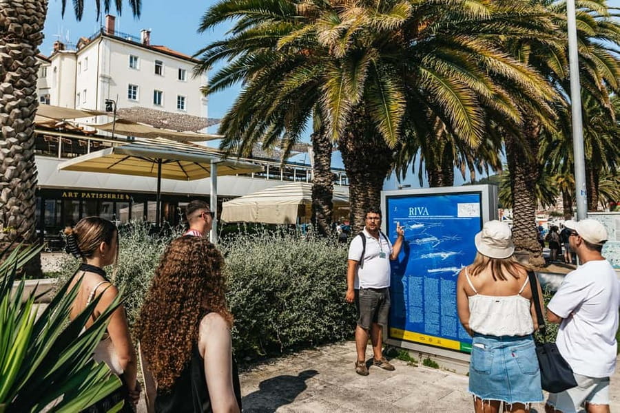 Split: Diocletian Palace & Old Town Guided Walking Tour - Fruit Square and Town Hall, where later Split shows up in plain sight