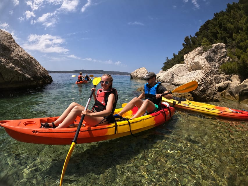 Split: Guided Sea Kayaking Tour with Snorkeling - Three Hours of Kayaking: Pacing, People, and Coastal Views