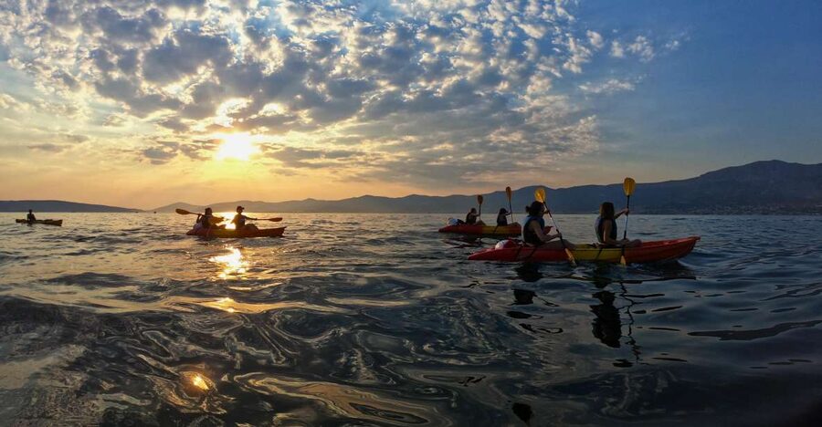 Split: Guided Sunset Sea Kayaking & Snorkeling Tour - Where the tour starts at Bene beach, and what that means for your timing