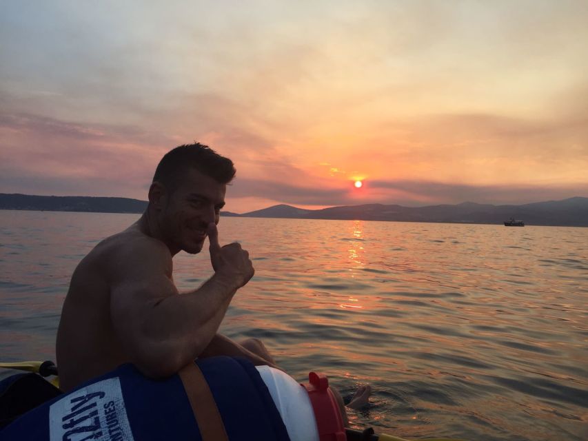 Split: Guided Sunset Sea Kayaking & Snorkeling Tour - The mid-tour water stop: swimming, snorkeling, and the cliff-jump option