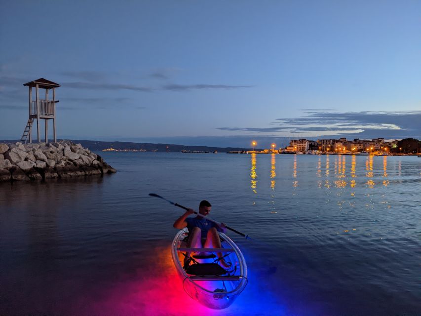 Split: Illuminated Evening Guided Kayaking Tour - Safety first, but you still paddle at your own pace