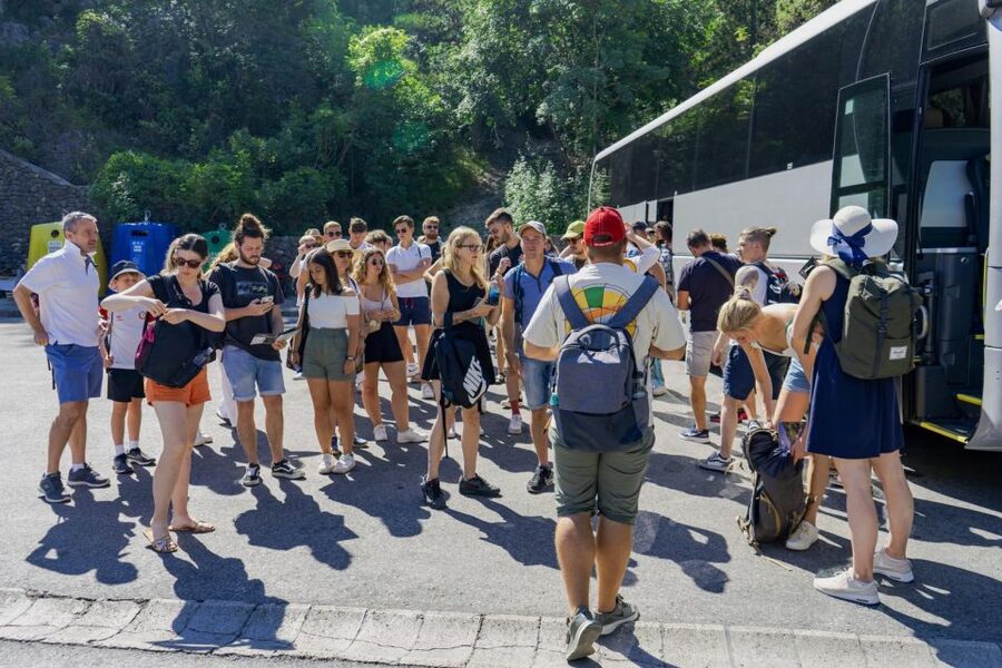 Split: Krka Waterfalls Guided Day Trip with Swim & Boat Tour - The 30-minute Krka River boat cruise to Skradin