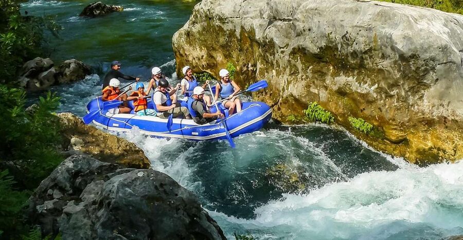 Split/Omiš: Cetina River Rafting with Cliff Jump & Swimming - Cetina Rapids: how class 2 to 3 feels in real life
