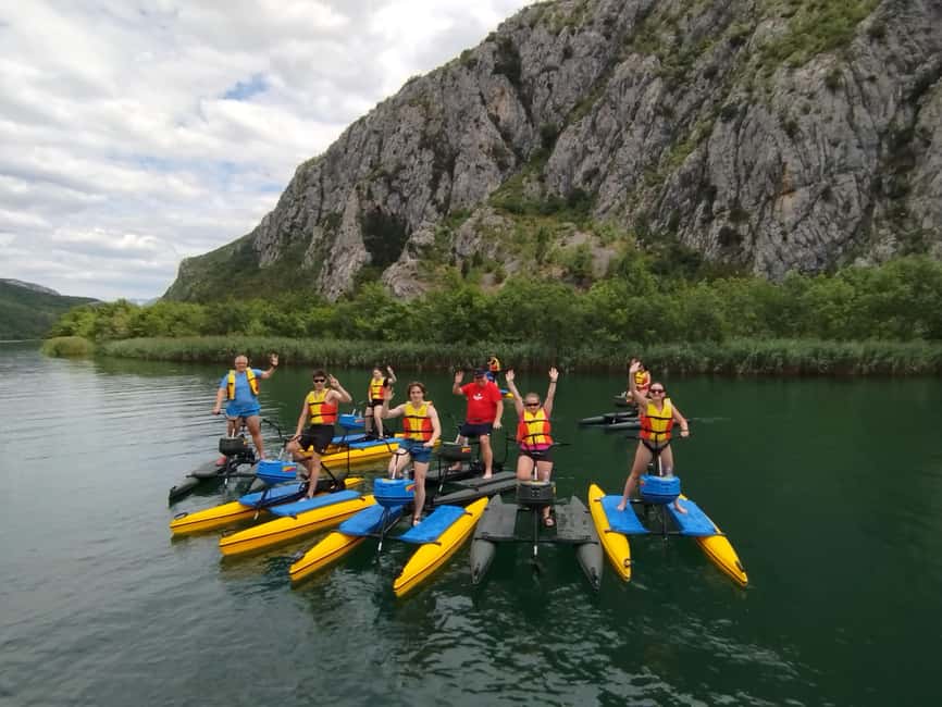 Split/Omiš: Cetina River Water Bike Safari - The Water Bikes: Stable, Adjustable, and Built for Real Bodies