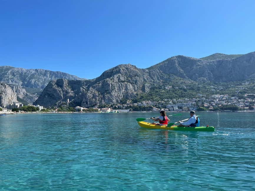 Split/Omiš - Guided Kayaking & Snorkeling Tour Cetina River - The 1.5 Hour Kayak Stretch: Breaks, Sun Time, and Water Moments