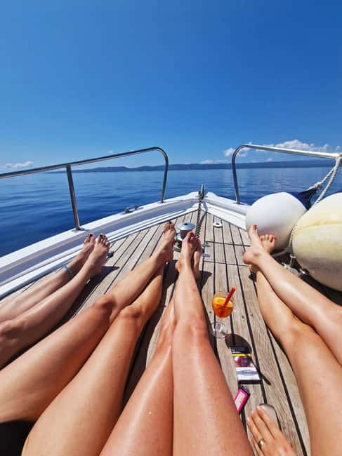 Split/Omiš/Makarska: Full or half day boat tour with "Cvita" - Cvita Boat on the Dalmatian coast, small-group luxury with a wooden soul