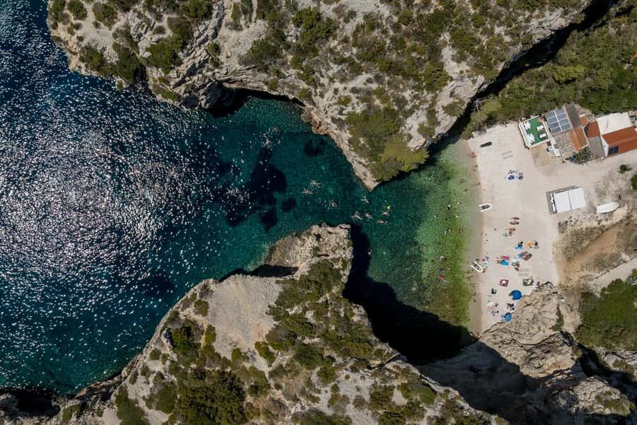 Split or Trogir: Blue Cave, Vis, and Hvar Speedboat Day Trip - Stiniva Cove Photo Stop: Stunning Views, Variable Swimming