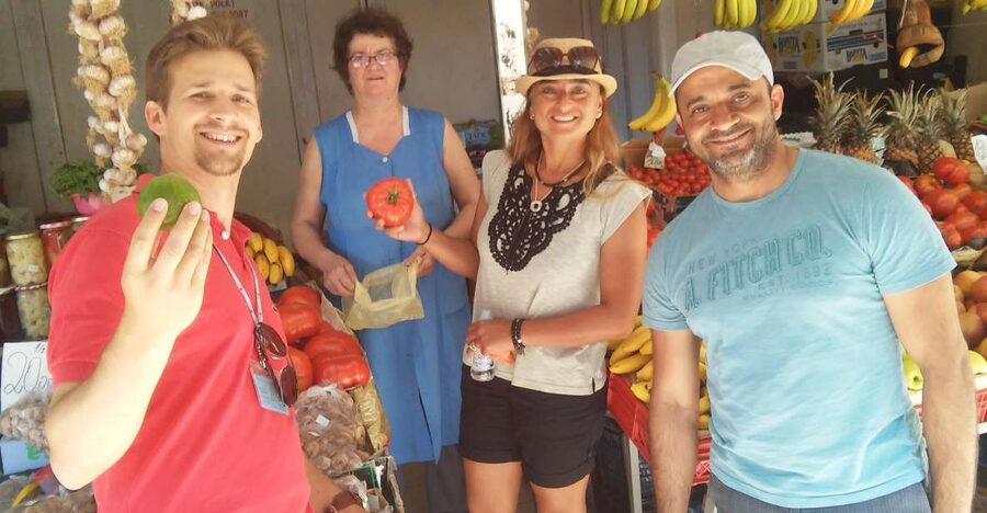 Split: Private Food Tasting Tour - Starting at Diocletian’s Golden Gate, With a Blue Umbrella