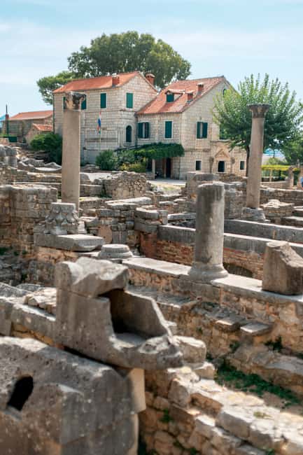 Split: Private tour to Salona, Vitturi castle and Trogir - Stop 1, Salona archaeological site, where the Roman city still speaks