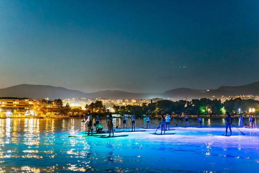 Split: Stand Up Paddleboard Night Glow Tour - The sea-to-river switch, and why it matters