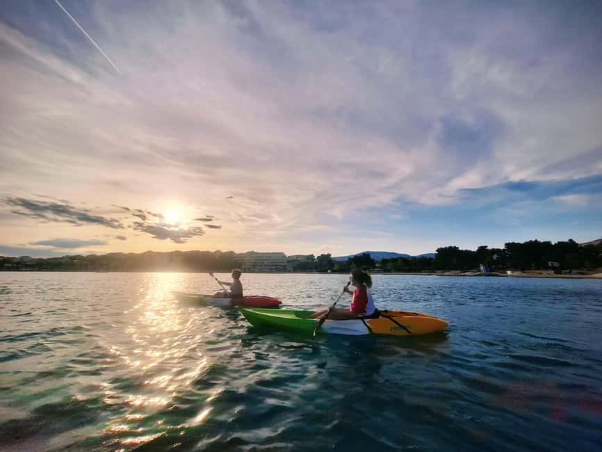Split: Sunset Guided Kayaking Tour - Stobreč to open sea in one short glide